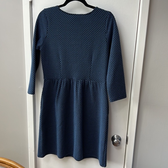 Anthropologie HD in Paris blue polka dot jacquard dress size large (10-12) - Picture 5 of 6